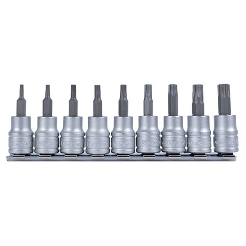 [TE-M3813TX] TENG 9PCE 3/8" DR. TX BIT SOCKET SET 10-50