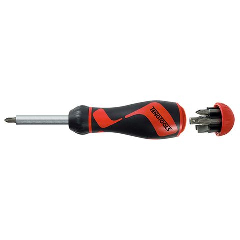 [TE-MDR908] TENG 8PCE MEGADR. RATCHET BITS SCREWDRIVER