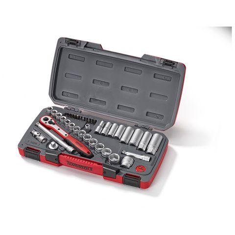 [TE-T3839] TENG 39PCE 3/8" DR. METRIC REG/DEEP SOCKET SET