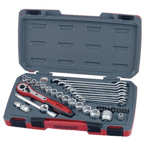 [TE-T3840] TENG 39PCE 3/8" DR. METRIC REG. SOCKET & SPANNER SET