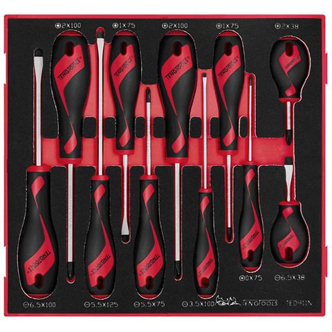 [TE-TED911N] TENG 11PCE MD SCREWDRIVER SET - TED-TRAY