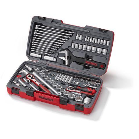 [TE-TM127] TENG 127PCE 1/4"-3/8"-1/2" DR. METRIC SOCKET & TOOL SET