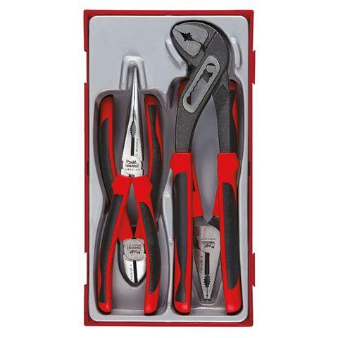 [TE-TT440-T] TENG 4PCE MB TPR GRIP PLIER SET - TC-TRAY