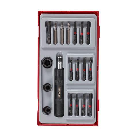 [TE-TTID19] TENG 19PCE 1/4" DR. IMPACT DRIVER SET - TC-TRAY