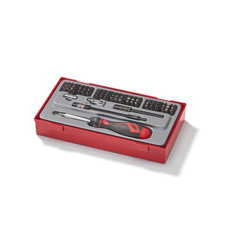 [TE-TTMD74] TENG 74PCE MD RATCHET SCREWDRIVER BITS SET - TC-TRAY