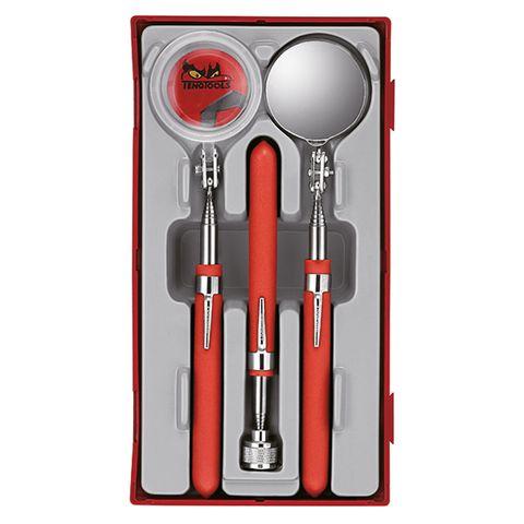 [TE-TTTM03] TENG 3PCE MAGNIFIER & MIRROR INSPECTION SET - TC-TRAY