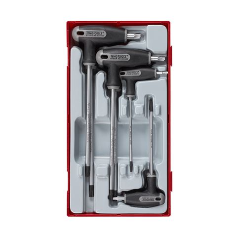[TE-TTTX7] TENG 7PCE T-HANDLE TORX/TPX SET 10-40 - TC-TRAY
