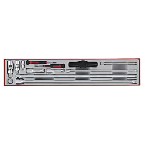 [TE-TTXEXT13] TENG 13PCE 1/4-3/8-1/2" DR. EXT BAR & ACC SET - TTX-TRAY