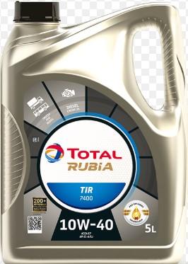 [216938] ENGINE OIL 5L 10W40 TIR 7400 RUBIA TOTAL