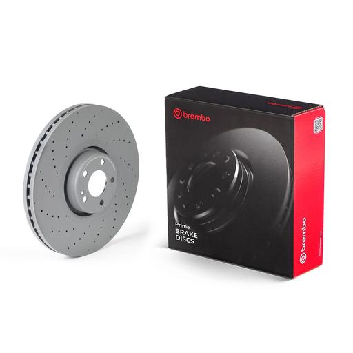 [09.F643.13] BRAKE DISC FRONT 390MM BREMBO MERC (CROSS DRILLED)