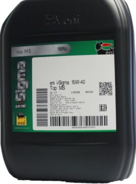 [106450] ENGINE OIL 20L 15W40 I-SIGMA TOP MS ENI