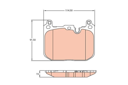 [GDB2137] BRAKE PADS FRONT BREMBO MINI